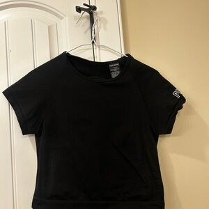 Pink Active Black Women's WorkoutTop